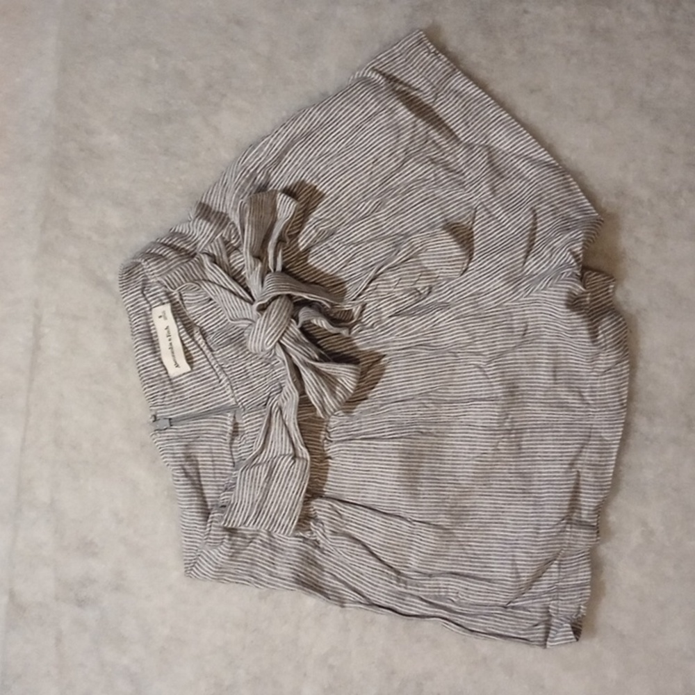 Abercrombie and Fitch Pinstripe Box Shorts